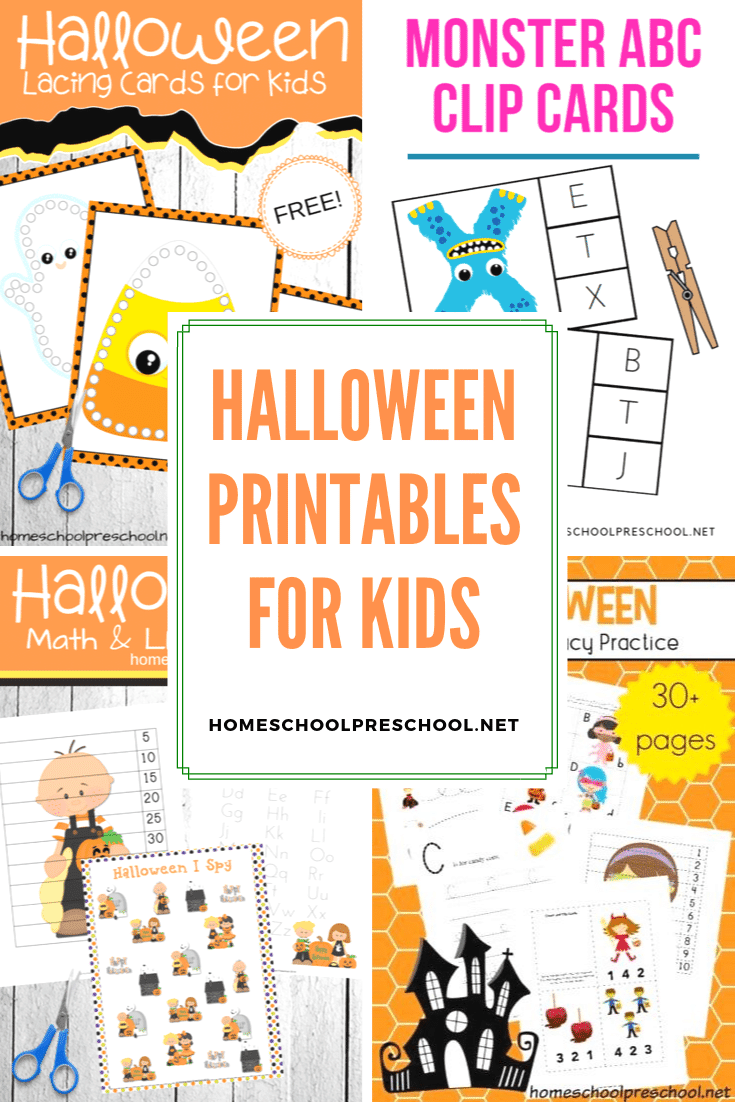 Your little ones will love this awesome collection of free Halloween printables for kids. Find crafts, learning activities, and more!