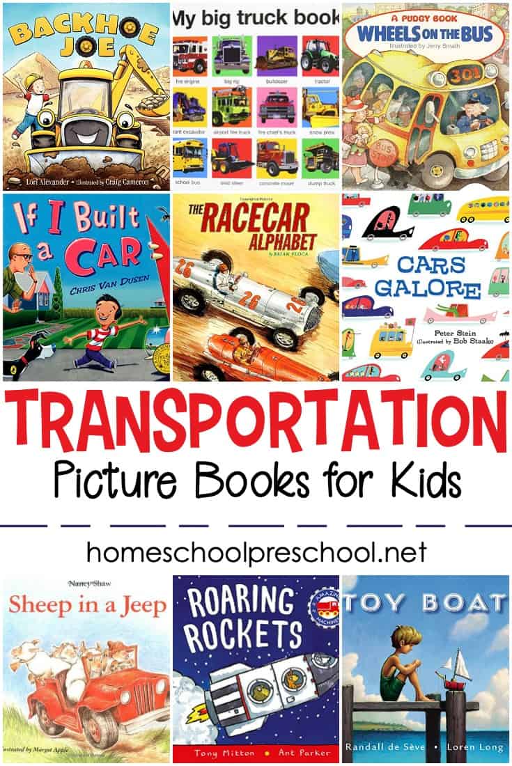 If your little ones are obsessed with planes, trains, and other automobiles, you don't want to miss this collection of our favorite transportation books for preschoolers!
