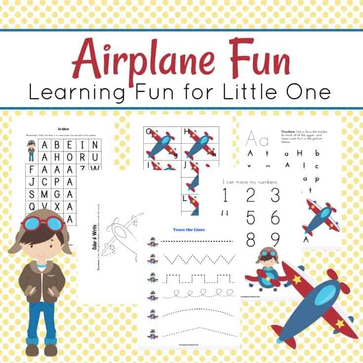Printable Airplane Activities for Kids