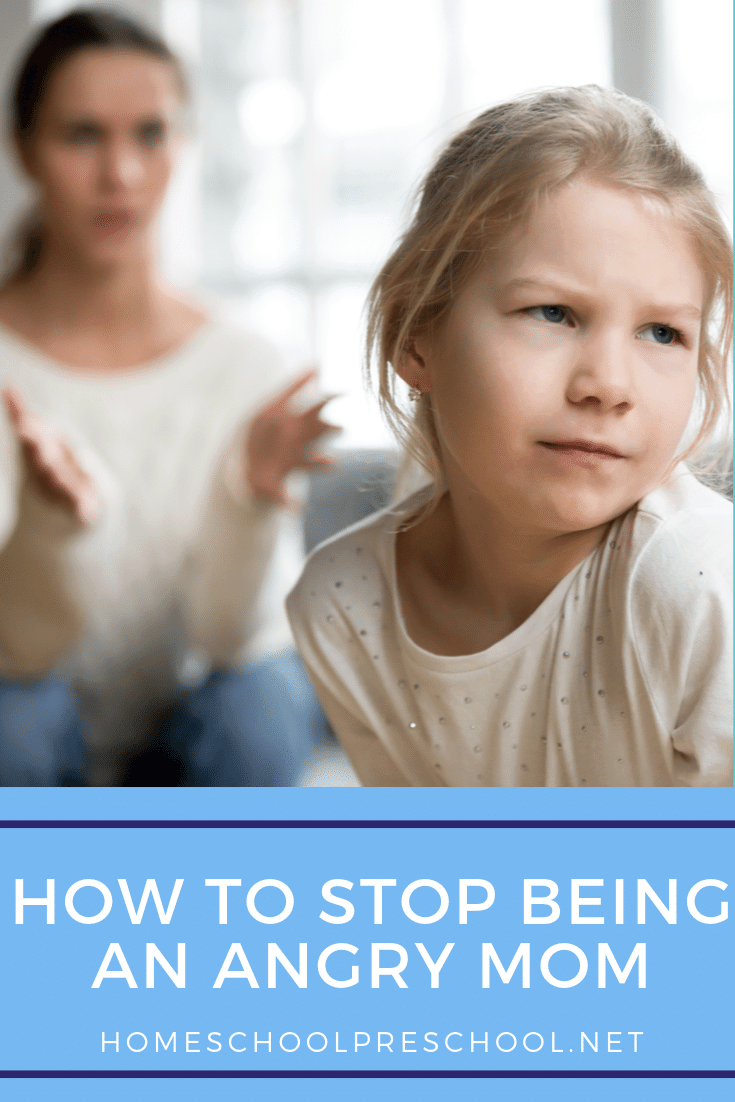 Tired of being angry? I am! I'm tired of looking in their eyes after I've yelled - again - seeing the hurt I've caused. How can we stop being an angry mom?