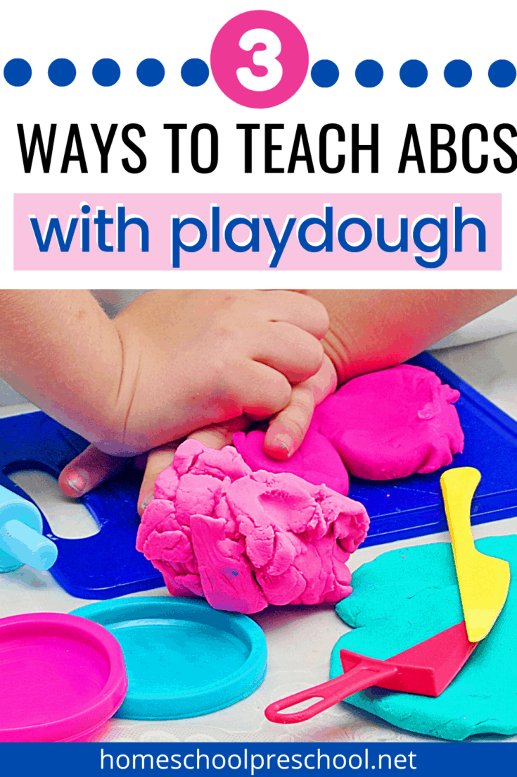 teach-alphabet-doh-2-735x1103 Hands-On Preschool Activities