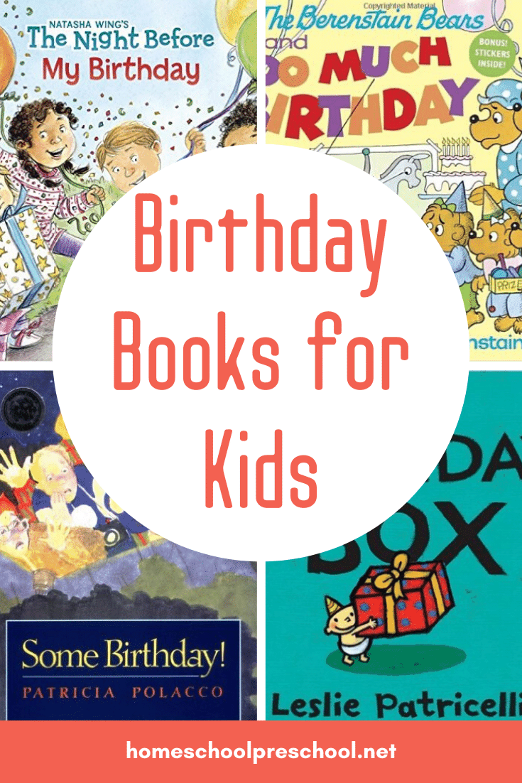 Whether your little ones are celebrating a birthday or they just like to read about them, fill your book basket with these fun birthday books for preschoolers.