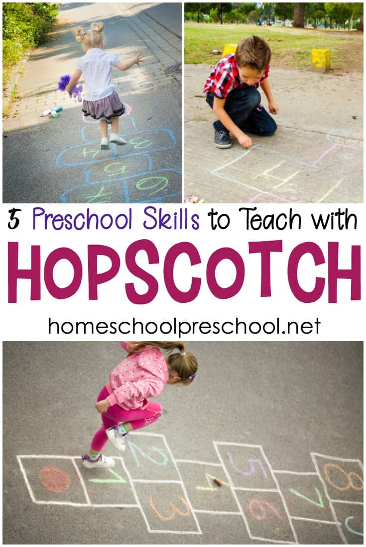 Turn a game of hopscotch for kids into a fun teaching session with these five tips! Your kids will love learning this way!