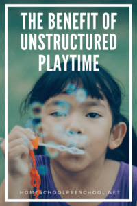 The Importance of Unstructured Play Time