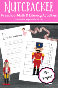 Printable Nutcracker Activities for Preschoolers
