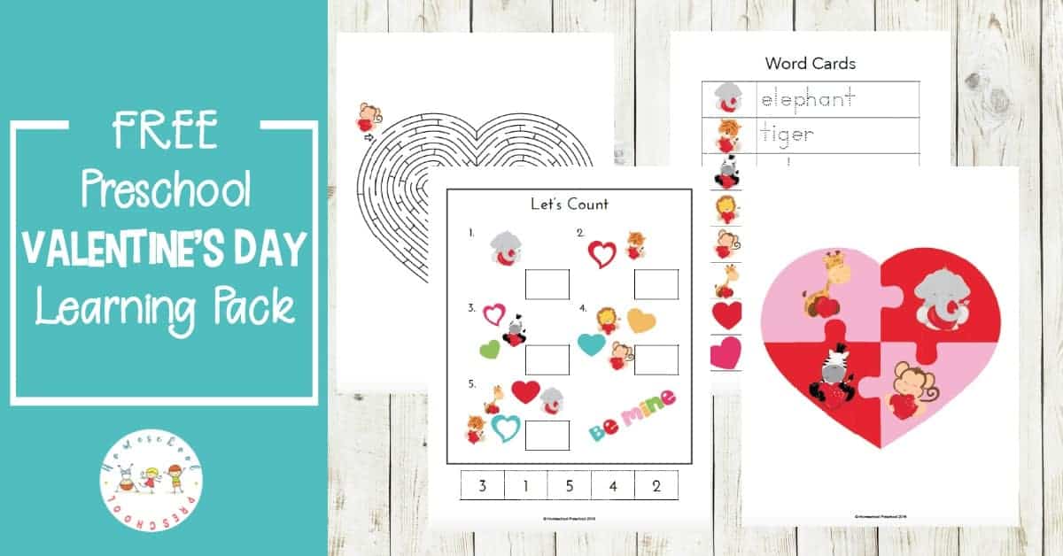 These preschool Valentines Day learning activities are sure to put your little ones in the mood to learn while they celebrate the ones they love!