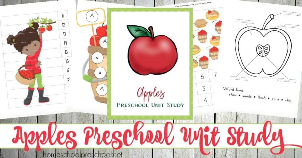 Apples-PreK-Unit-1024x536 A is for Apple Printable