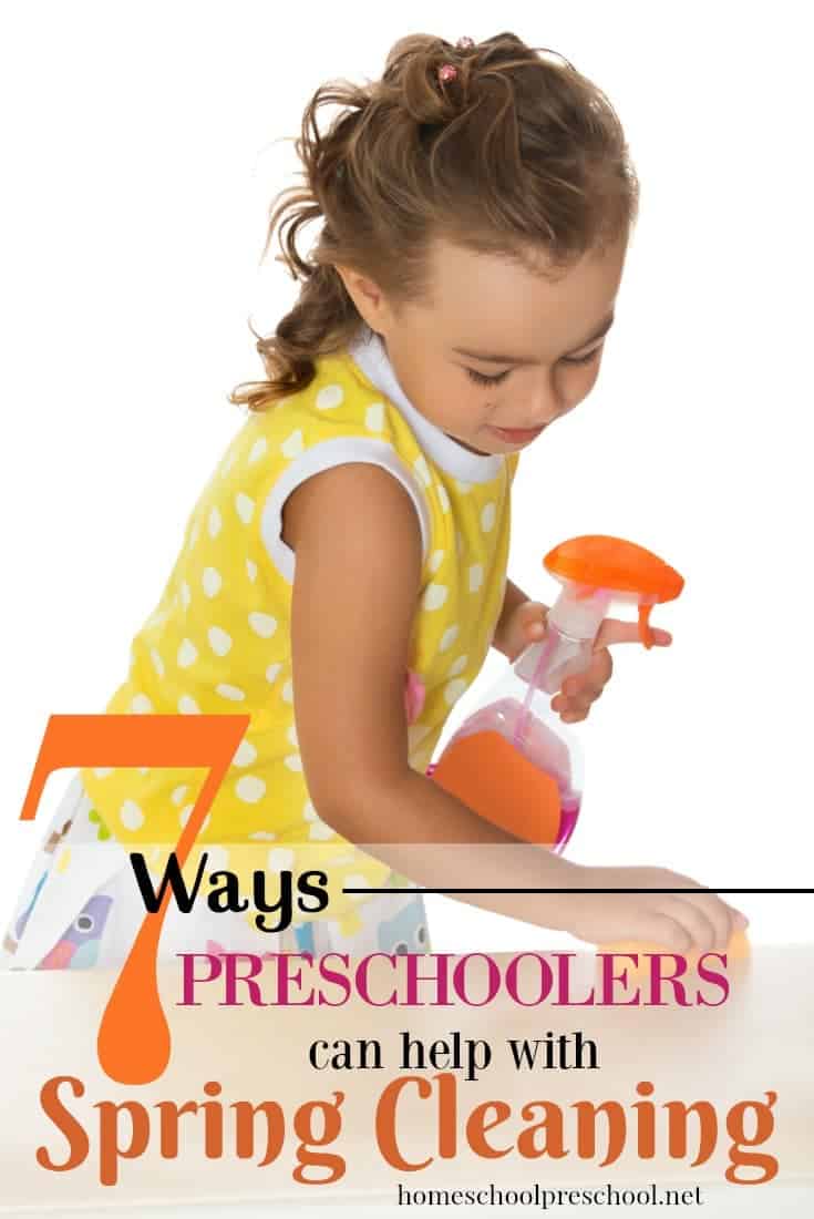 Spring-Cleaning 7 Ways Preschoolers Can Help with Spring Cleaning