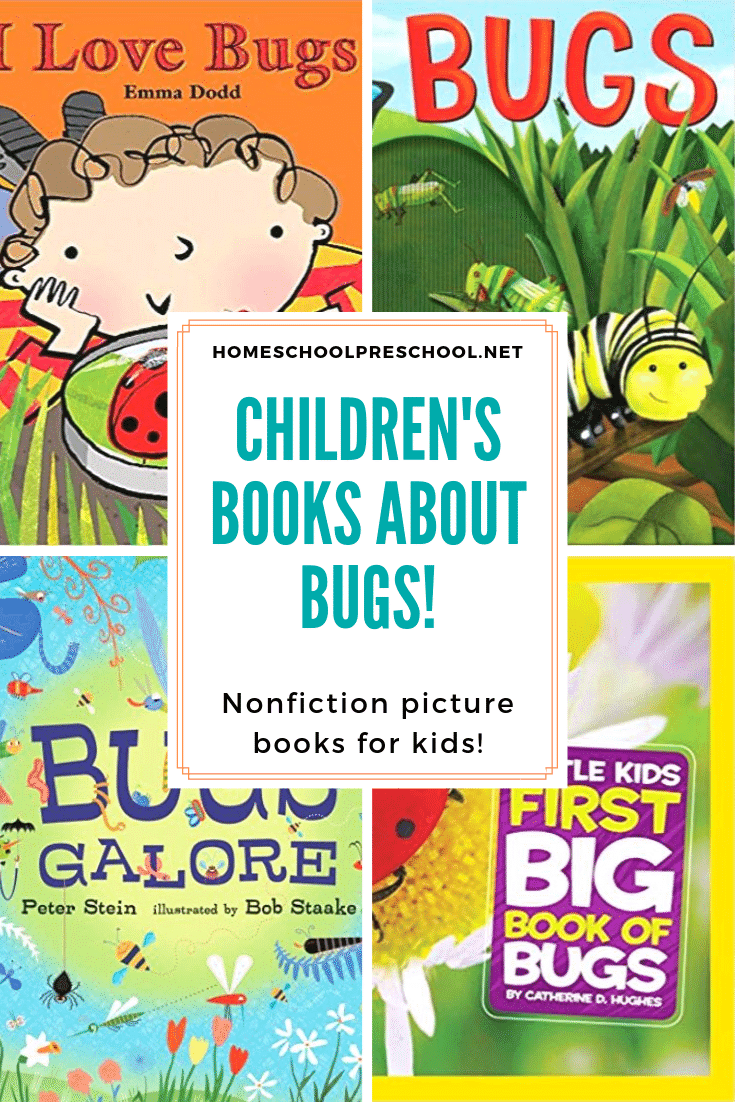 Do your kids love bugs? Help them learn more about them by reading these childrens books about bugs! These nonfiction selections are awesome for kids!