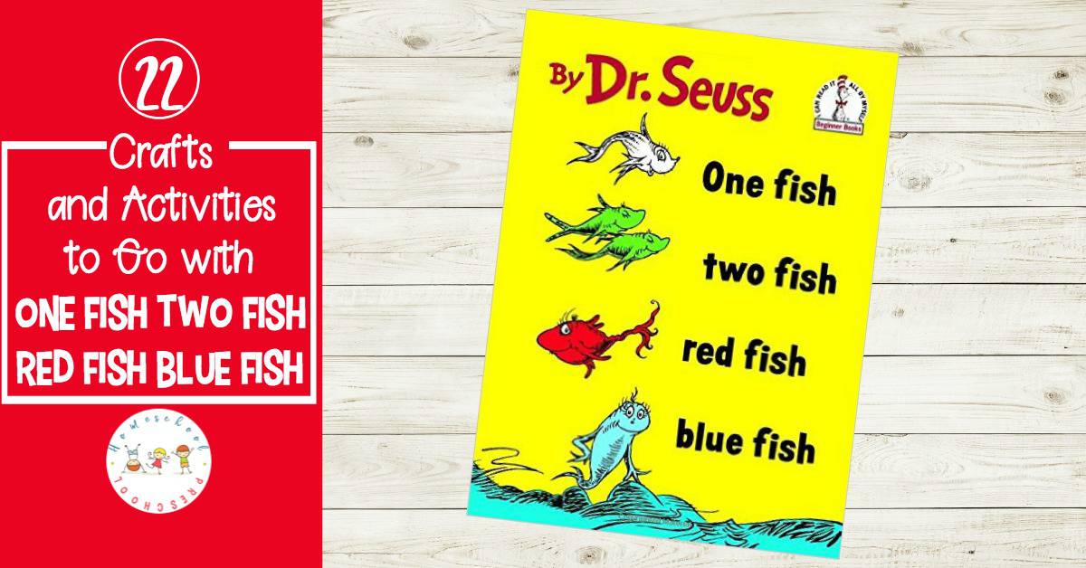 Your preschoolers are sure to love these One Fish Two Fish Red Fish Blue Fish activities! Each one features hands-on, low-prep Dr. Seuss-inspired fun.