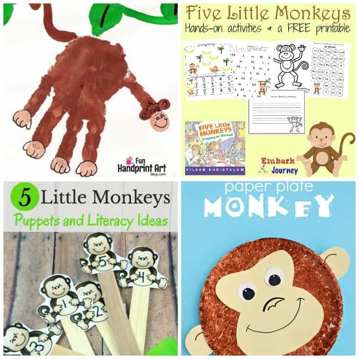 20 Monkey Activities for Preschoolers