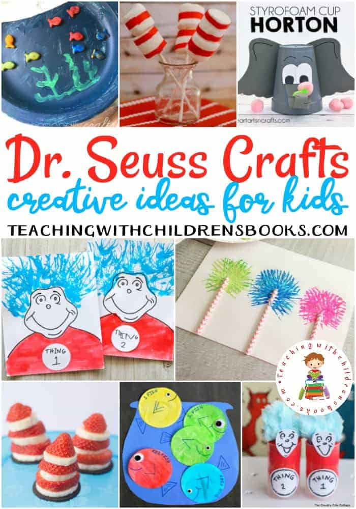 Dr-Seuss-Crafts-Pin Dr Seuss Preschool Cat in the Hat Crafts