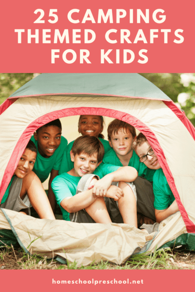 Whether you're gearing up for a summer camping trip or you're planning a backyard campout, your kids will love these awesome camping crafts!