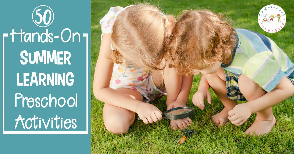 Discover more than 50 hands-on summer learning activities for preschoolers. Summer learning doesn't have to be formal, but it should be fun!