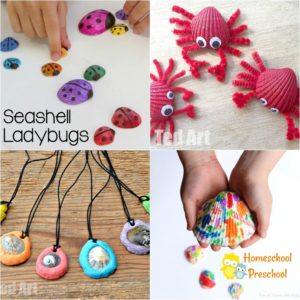 15 Sensational Seashell Crafts for Kids