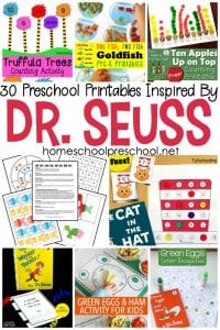 30 Awesome Dr Seuss Preschool Worksheets