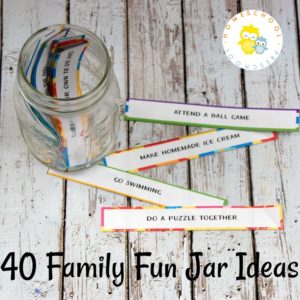 How to Make a Family Fun Jar