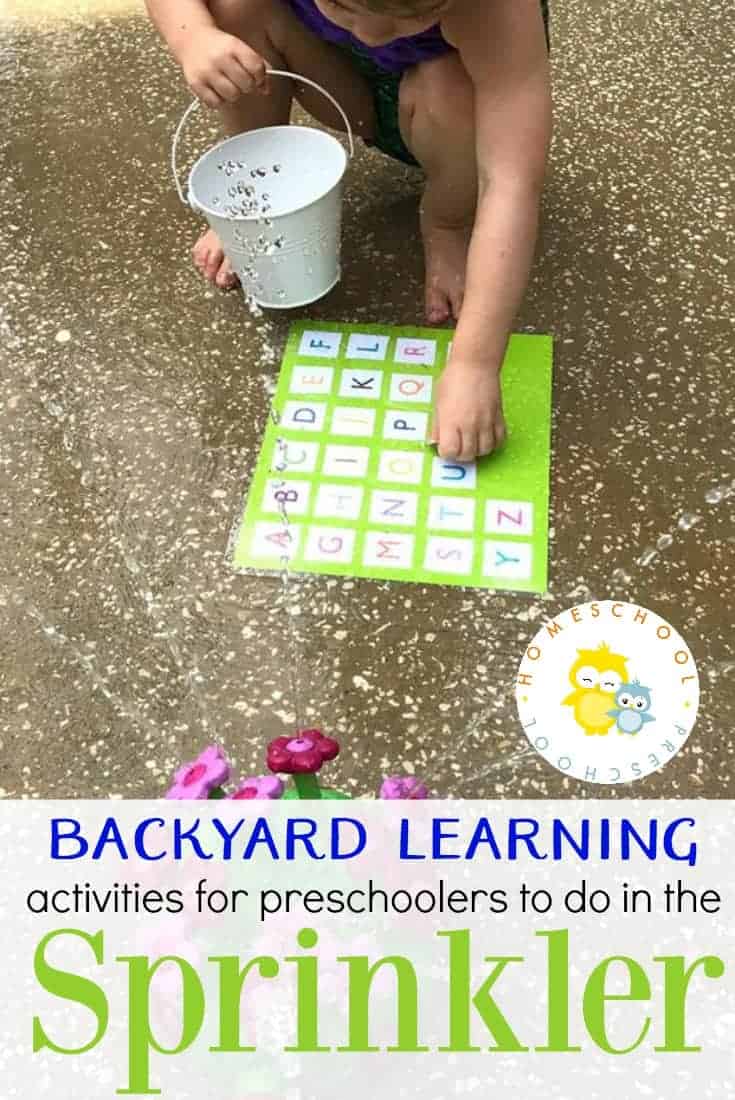 Summer is in full swing and it’s time to have fun with water!  This sprinkler shape match activity is a great way to get outside, learn, and stay cool!
