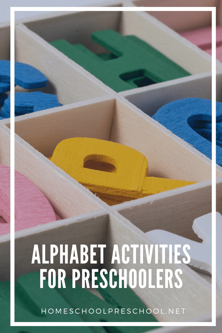 Each one of these alphabet activities featured will help teach, reinforce, or review the letters of the alphabet. Many focus on beginning sounds, as well.