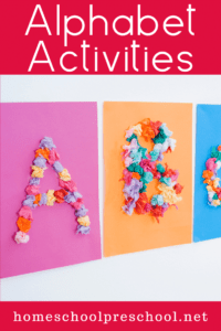 30 Alphabet Activities for Preschoolers