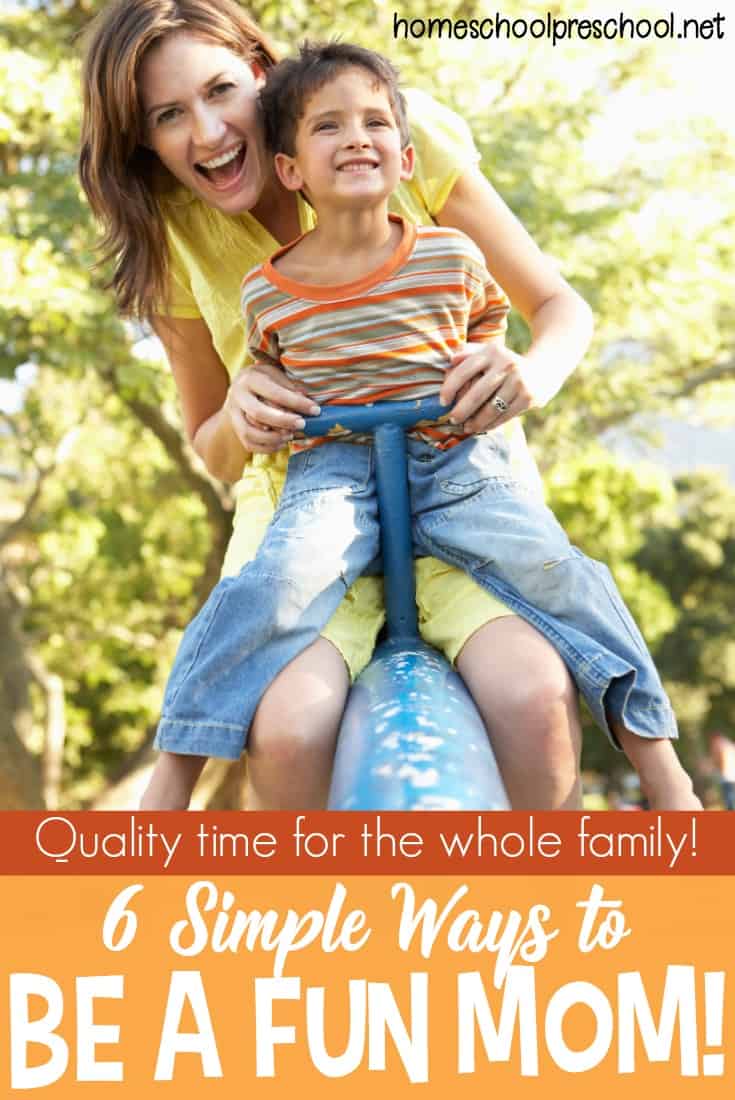 Even if you thrive on routine and structure, you can still be the fun mom! It’s time to loosen the reigns a bit, and spend quality time with your kids.