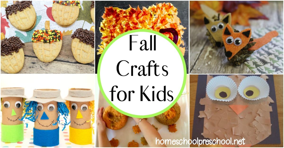 fall-crafts-for-preschoolers 10 Fabulously Easy Fall Crafts for Preschool Aged Kids