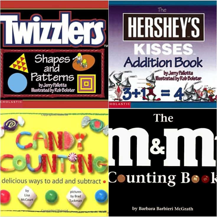 Candy math books make math fun for both preschoolers and parents. After all there's nothing more awesome than eating your math lesson as you learn!