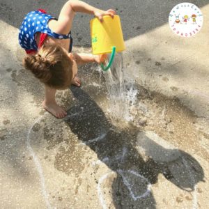Teaching Sight Words with a Fun Water Play Activity