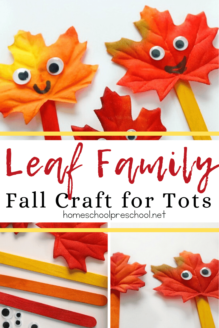 leaf-family-2-735x1102 10 Fabulously Easy Fall Crafts for Preschool Aged Kids