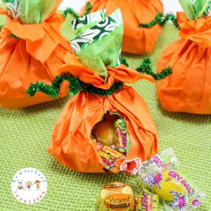 Candy Stuffed Pumpkins: A Simple Pumpkin Craft for Kids