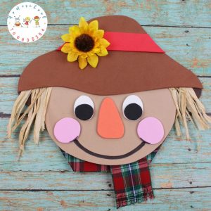 Simple Scarecrow Craft and Book List for Kids