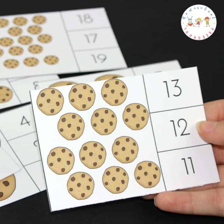 If You Give a Mouse a Cookie Count and Clip Cards