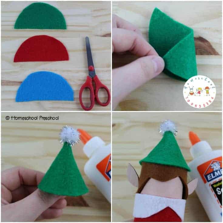 Christmas crafts don't get any easier than this elf craft for kids! With a cardboard tube base and a handful of simple supplies, kids can whip them up fast.