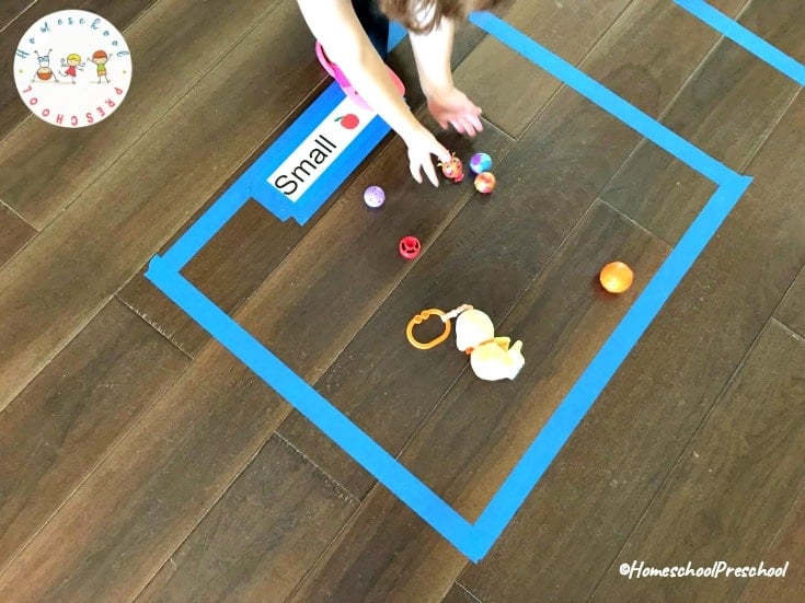 Preschool Sorting Activities Hands On Sorting By Size