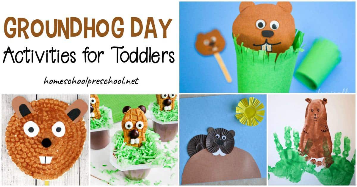 This post is packed full of Groundhog Day activities for toddlers. You'll discover fun books, fine motor activities, snack ideas, crafts, and more!