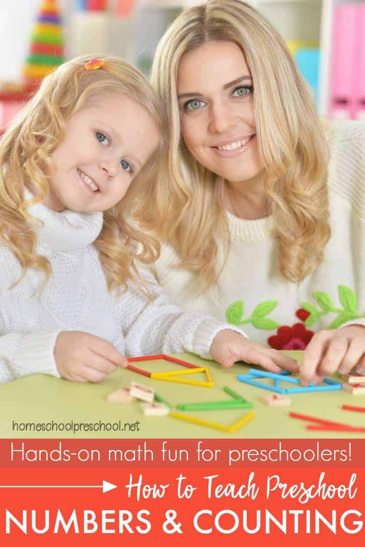 teaching-preschool-numbers-and-counting Simple Name Recognition Activity for Preschool