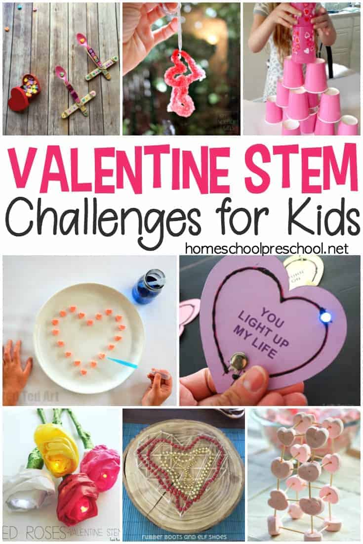 valentine-stem-activities-kids 20 Valentine's Day Sensory Activities for Preschoolers
