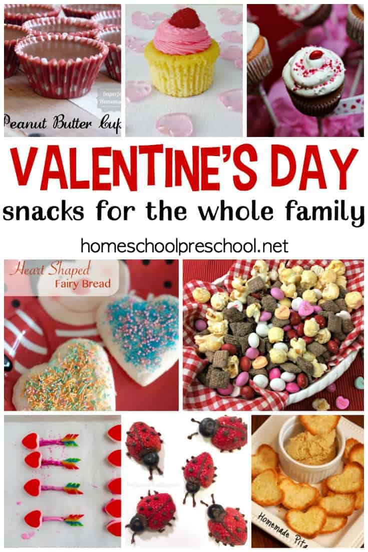 Make these with your kids, or present them with a special afternoon snack. Either way, your kids will go nuts for these Valentines Day snack ideas!