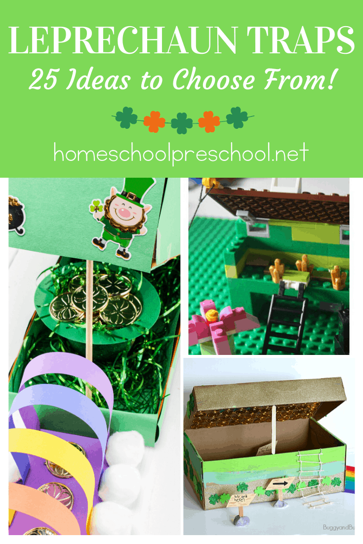 Help your little ones catch a leprechaun in their homemade leprechaun traps. Here are 25 ideas that are sure to inspire your kids this year!