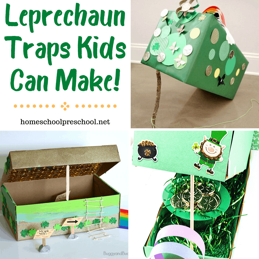 Help your little ones catch a leprechaun in their homemade leprechaun traps. Here are 25 ideas that are sure to inspire your kids this year!