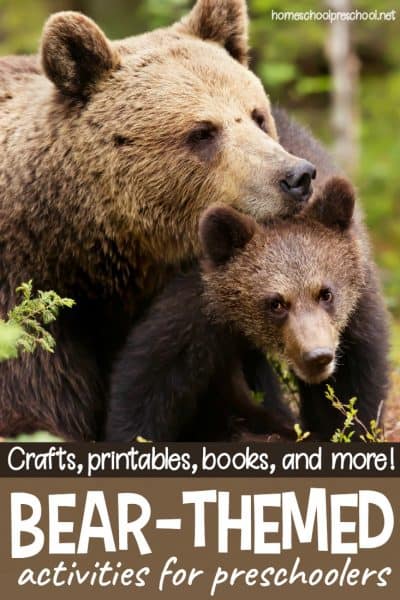 What an amazing collection of bear activities for kids! It contains crafts, printables, books, and more! You’ll find everything you need to keep your kids engaged and learning all about bears!
