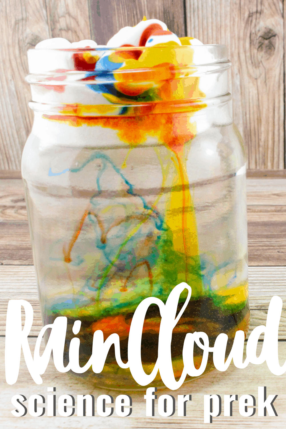 Making a rain cloud in a jar is a great way to explore weather with your preschoolers and young learners. They'll see up close how clouds make rain.
