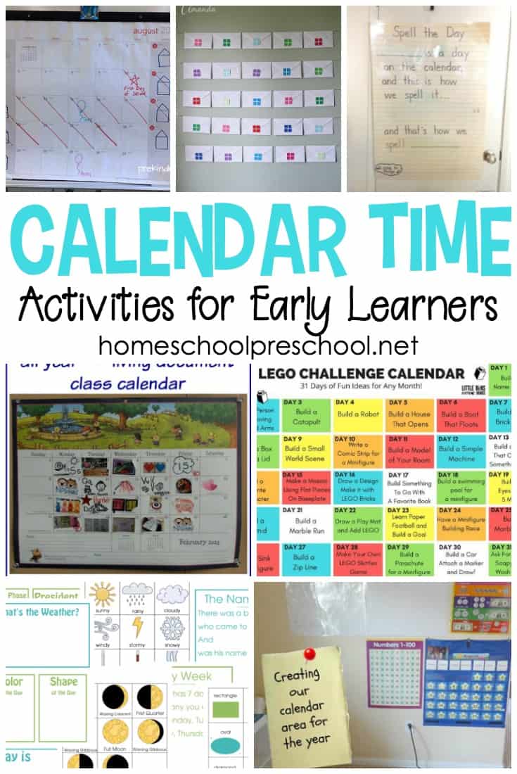 20 Calendar Time Activities for Kindergarten and Preschool 20 Calendar Time Activities for Kindergarten and Preschool