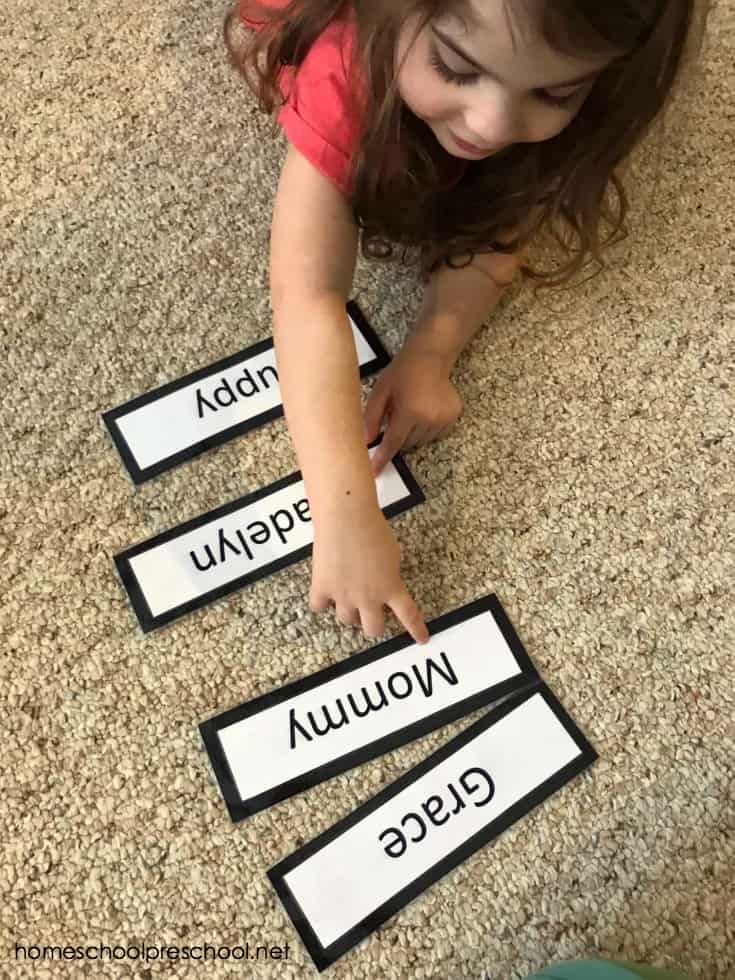 find-name-activity-prek-skill2 Simple Name Recognition Activity for Preschool