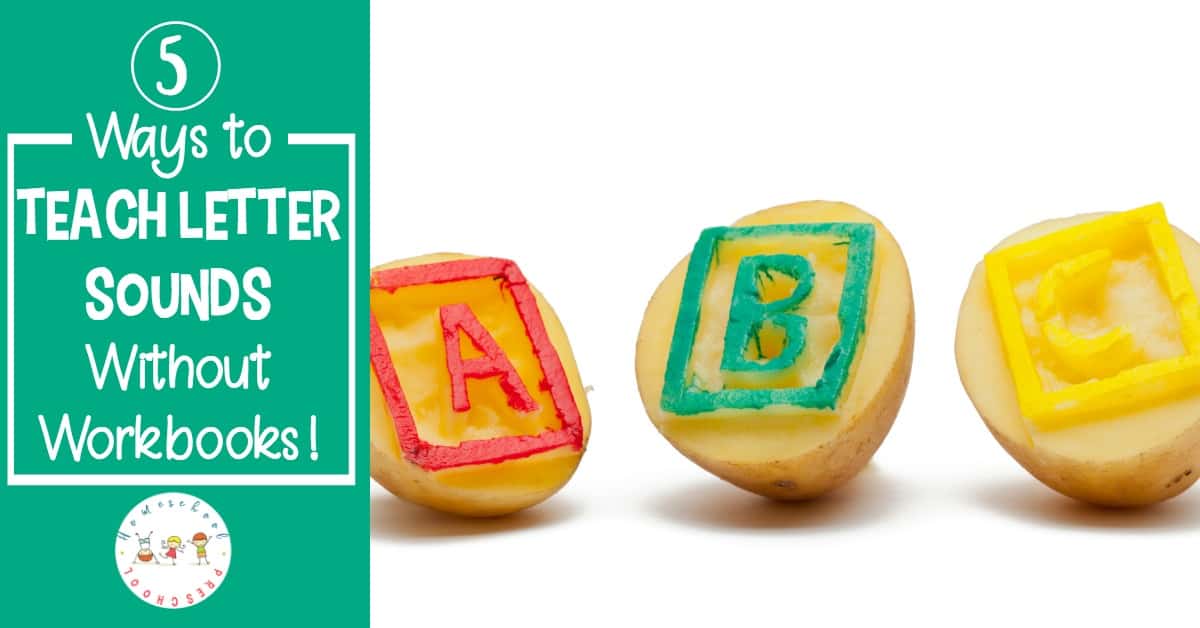 It's too easy to get caught in the drill and kill approach to letter sounds. But teaching phonics shouldn't be dull. Use these 5 techniques and have a blast teaching letter sounds!