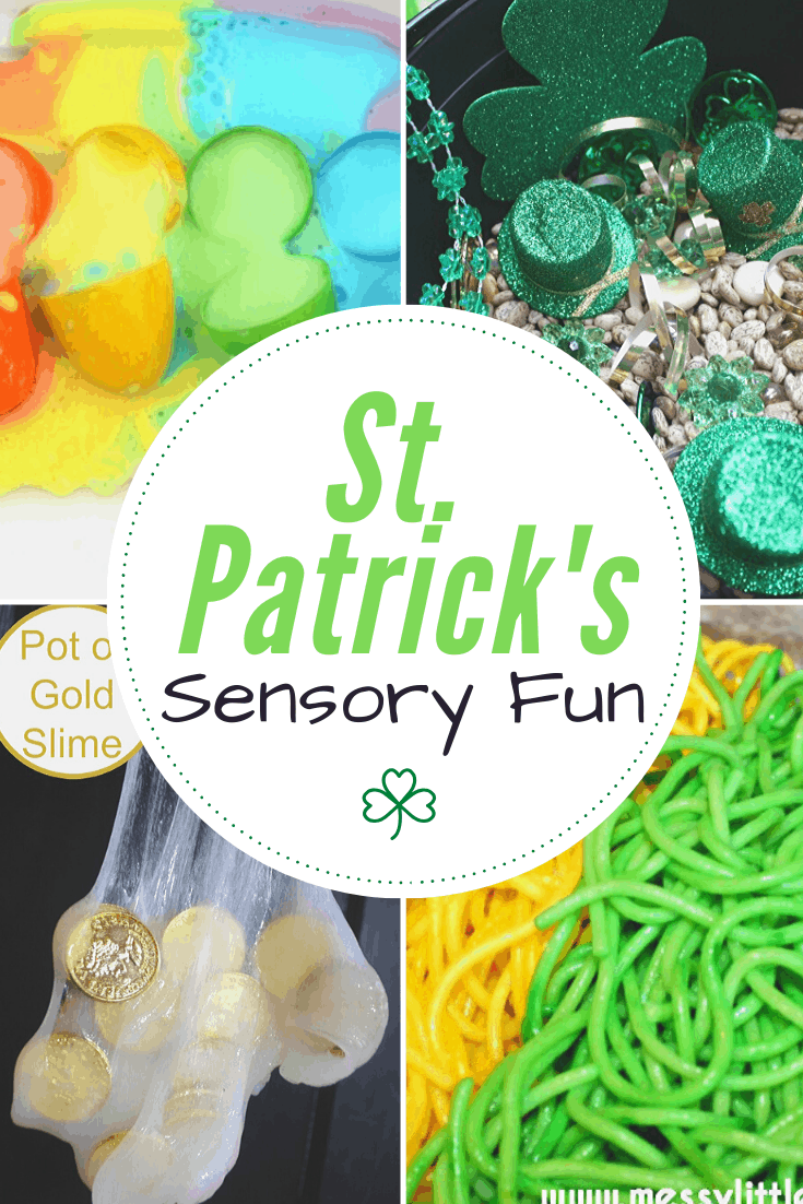 Engage your little ones with one or more of these St Patrick's Day sensory play ideas. Hands-on fun for toddlers and preschoolers!