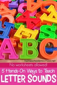 5 Hands-On Ideas for Teaching Letter Sounds