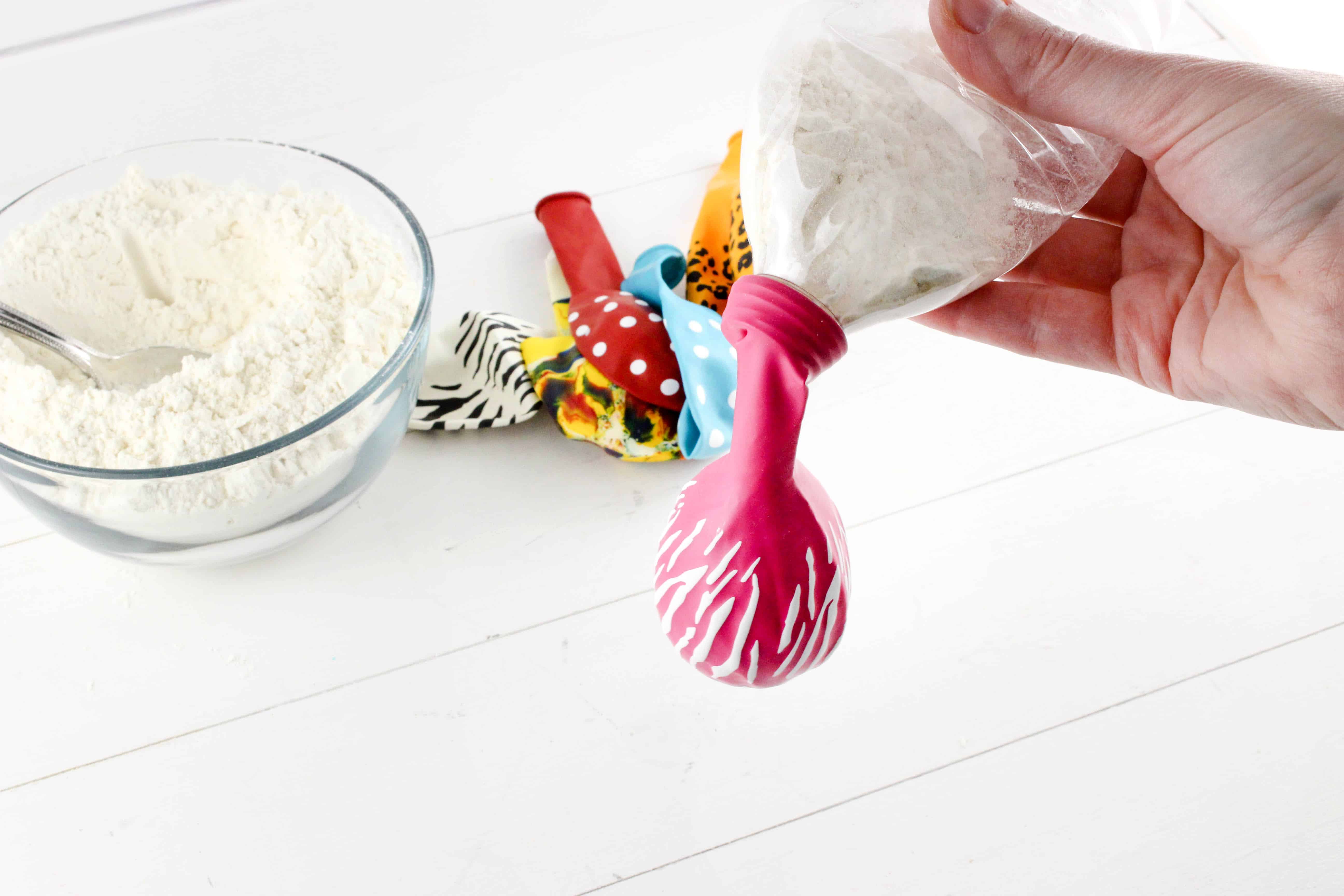 Preschoolers can poke, roll, shape, and squeeze this homemade squeeze ball for kids. It's great for building hand strength and calming fidgety kids.