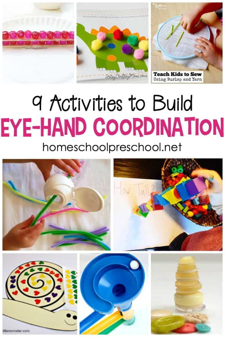 9 Eye Hand Coordination Activities for Tots and Preschoolers