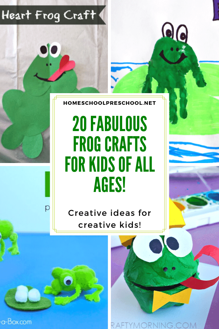 Choose one or more of these frog crafts to add to your frog, pond life, or animal themed preschool lesson plans! They're great for spring and summer fun!